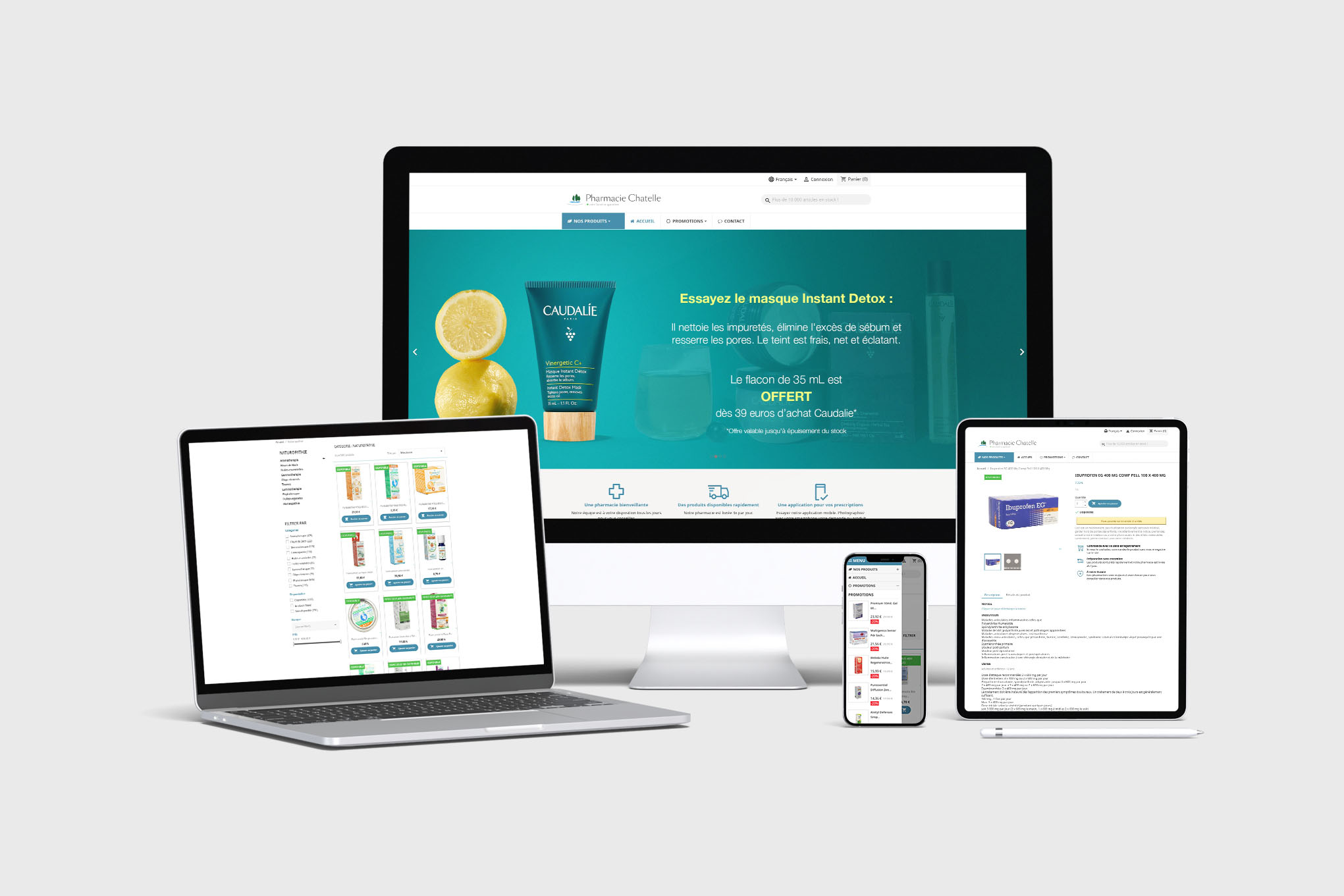 Pharmacie Chatelle website