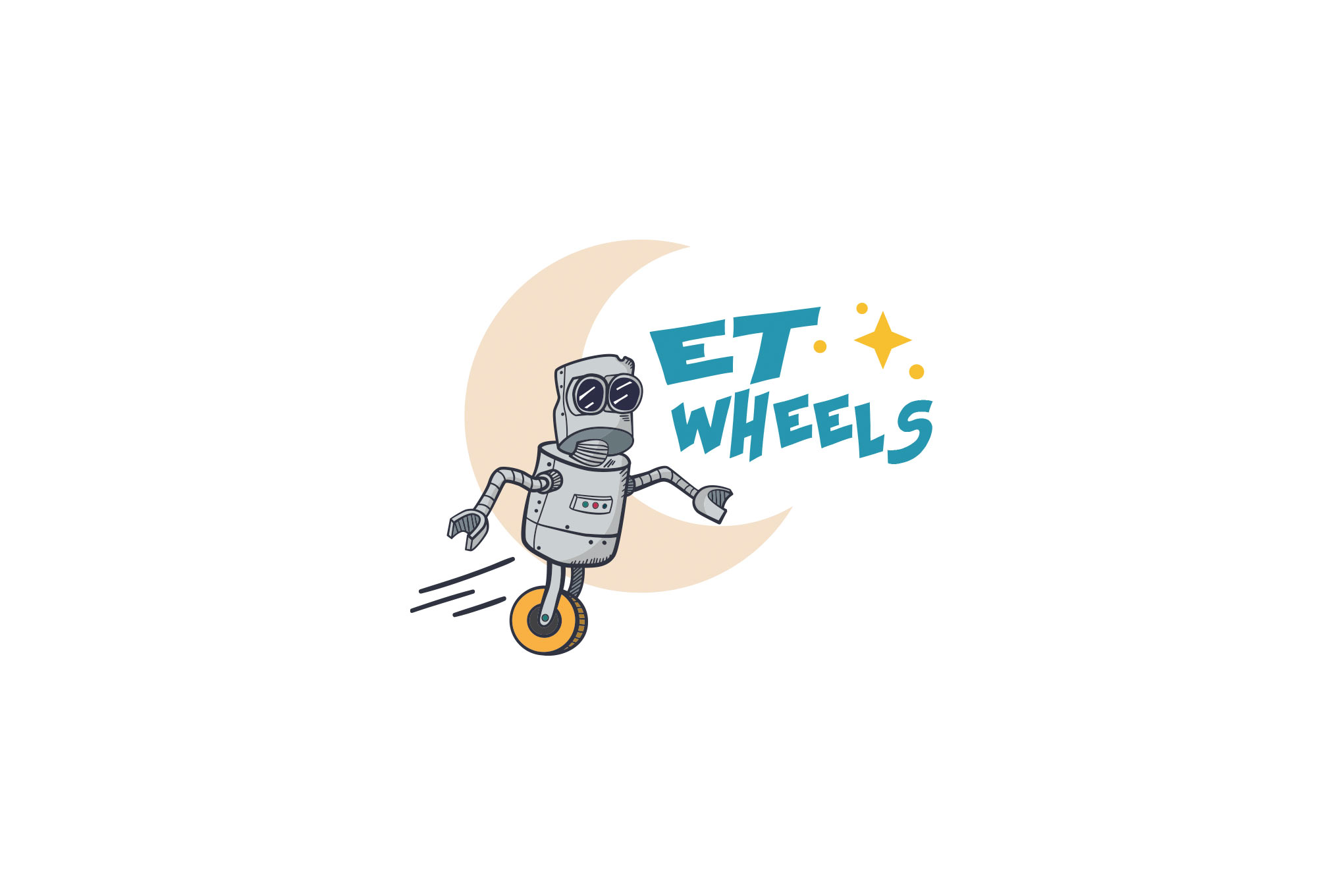 Robot on a monowheel