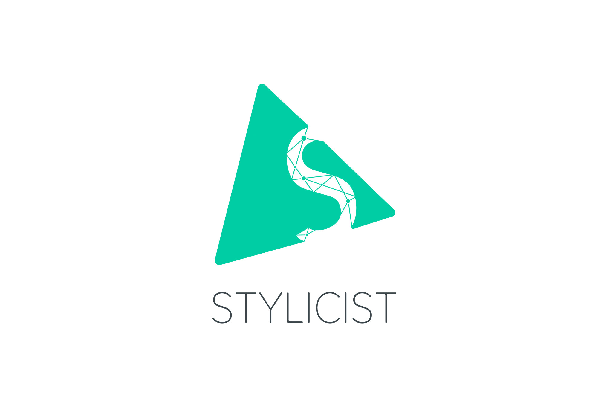 Logo of a green triangle with an S inside