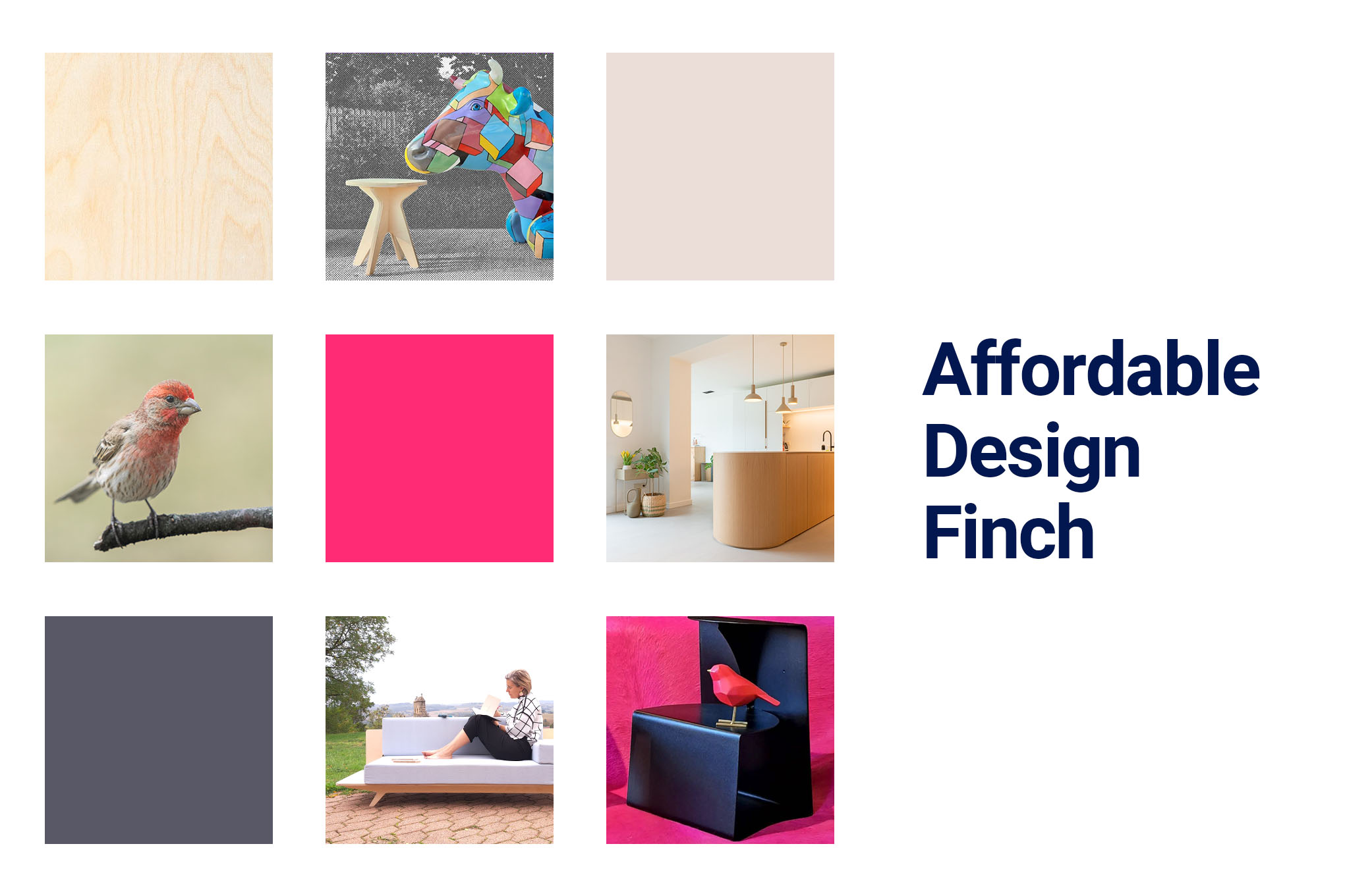 Moodboard for Pink Finch