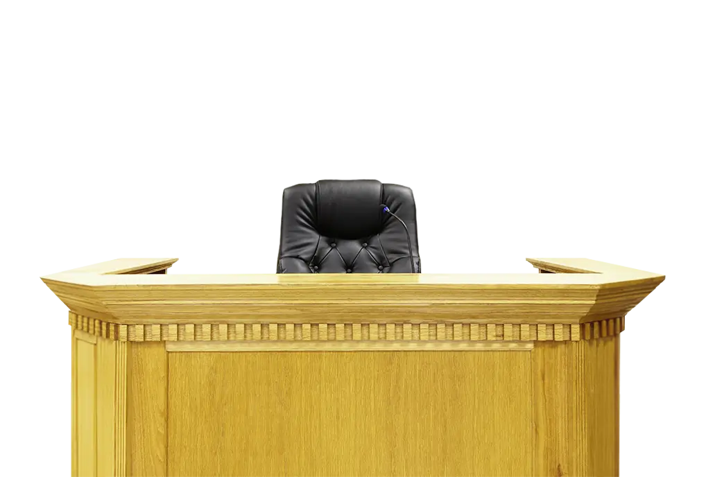 Judge desk