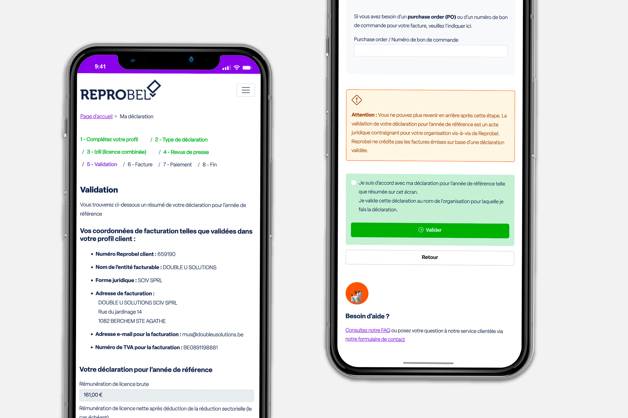 New portal on mobile